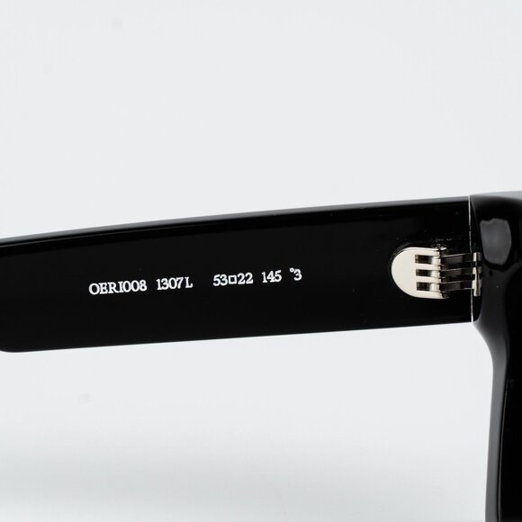 Off-White VIRGIL Men Sunglasses Black Grey Square OERI008 1307 NEW AUTHENTIC - Picture 8 of 11